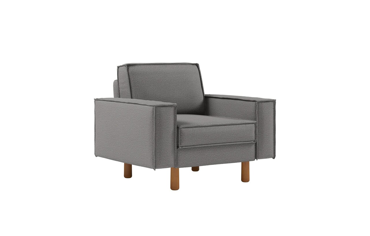 Fotoliu, Atelier del Sofa, 918CMF1193, Otel, Obsidian / Nuc - imagine 6